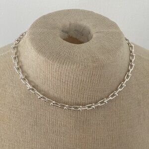 Tiffany & Co. HardWear sterling silver small link 18" necklace